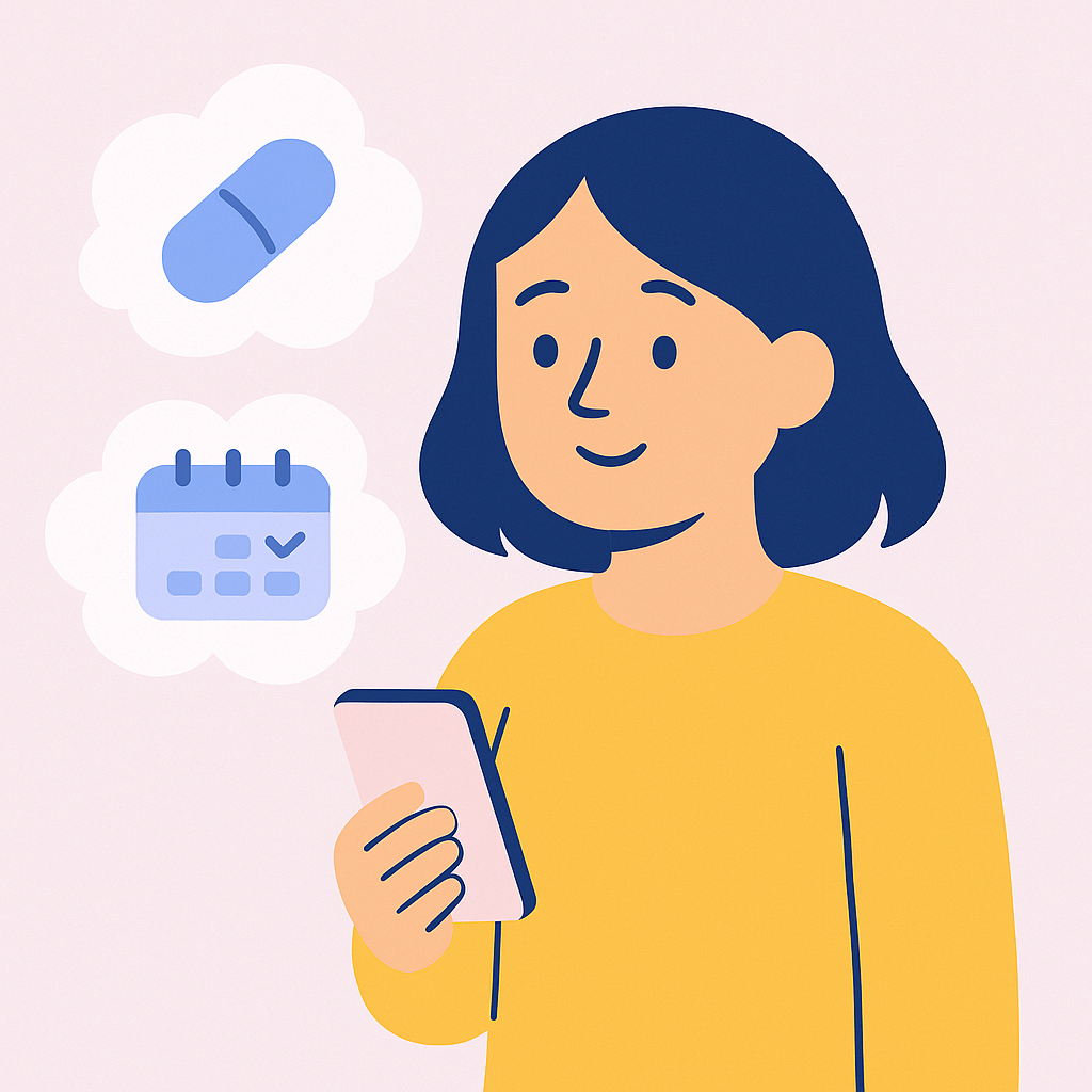 Illustration of Eileen providing support